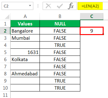NULL Example 1-7