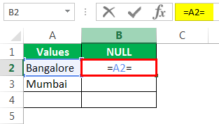 null value Example 2-2