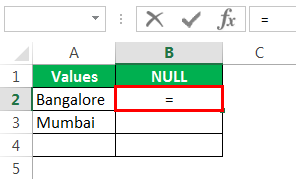 null value Example 2