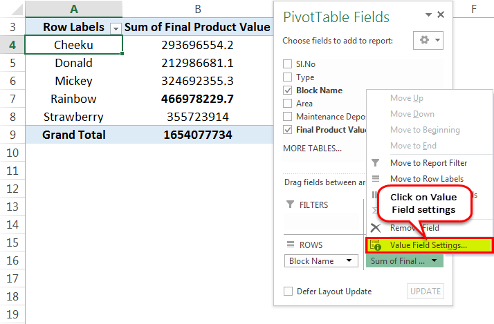 Pivot Table Count Example 1-2