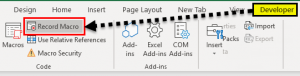 Developer Tab in Excel - What Is It? VBA Macro Example, Template