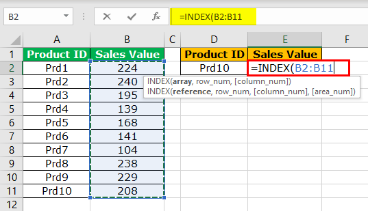 Use INDEX + MATCH Step 2 (lookup table in excel)