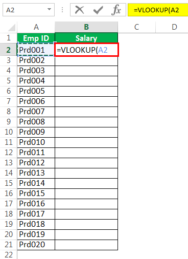 Vlookup From Anothersheet Example 2-1