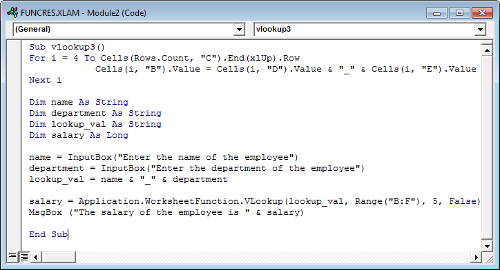  VLOOKUP In Excel VBA How To Write VLOOKUP Code In VBA 