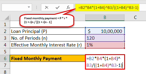 mortgage formula example 1.2
