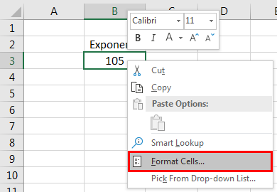Exponents in Excel Examples 4-1