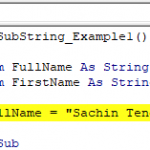 VBA SubString | How to Extract Substring using VBA Functions?