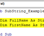 VBA SubString | How to Extract Substring using VBA Functions?