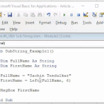 VBA SubString | How to Extract Substring using VBA Functions?