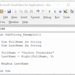 VBA SubString | How to Extract Substring using VBA Functions?