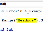 VBA 1004 Error (Top 6 Types) | How to Fix Runtime Error 1004 in VBA?