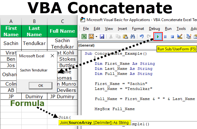 VBA Concatenate | How to Concatenate Strings Together in VBA?