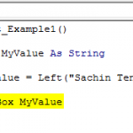 VBA Left Function | How to use Excel VBA Left Function?