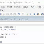 VBA MOD Operator | How to use Excel VBA Modulo? (Examples)