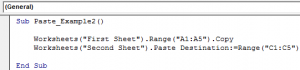 VBA Paste (Step by Step Guide) | How to Paste Data using VBA Code?
