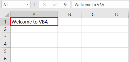 VBA Tutorial (welcome to vba)