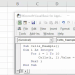 VBA Cells Excel | How to use Cell Reference Property with Range Object?