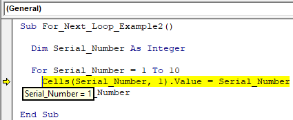 VBA for Next Loop Step 7
