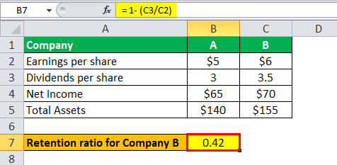 internal growth rate formula example 1.3