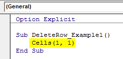 vba delete example 1.1