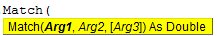 vba match formula