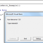 VBA Type Mismatch Error (Examples) | How to Fix Run-time Error 13?