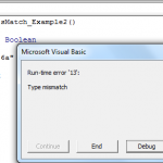 VBA Type Mismatch Error (Examples) | How to Fix Run-time Error 13?