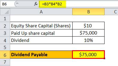 Dividend Payable Example 2