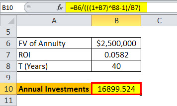 Nominal Rate of Return Example 3.1