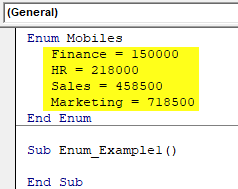 Using Enum Variables 1