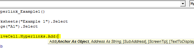 VBA Hyperlinks | How to Create Hyperlink in Excel using VBA Code?
