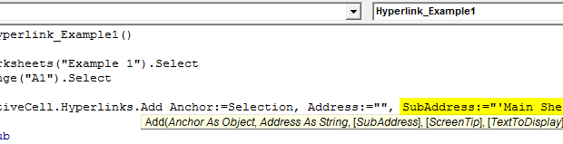 VBA Hyperlinks | How to Create Hyperlink in Excel using VBA Code?