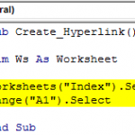 VBA Hyperlinks | How to Create Hyperlink in Excel using VBA Code?