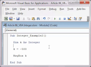 VBA Integer Data Type | Complete Guide to use Integer Data Type in VBA