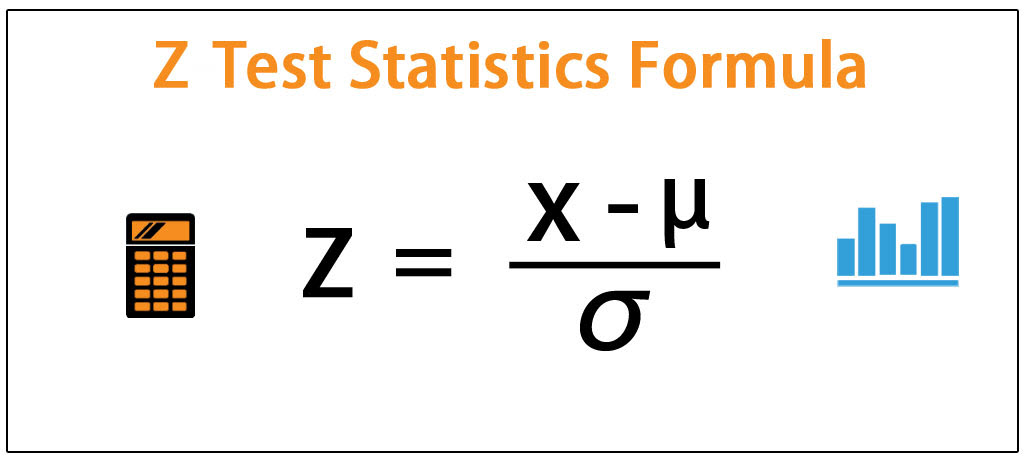 formula of z test in hypothesis