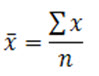 mean formula