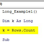 VBA Long (Example) | Step by Step Guide to Long Data Type in Excel VBA