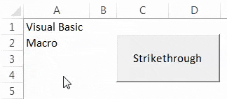 Strikethrough text Example 6-7