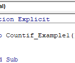 VBA COUNTIF (Examples) | How to use COUNTIF Function in Excel VBA?