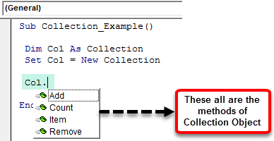 VBA Collection Example 1-2