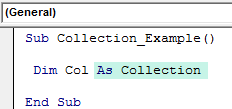 VBA Collection Example 1