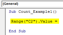VBA Count Example 1-1