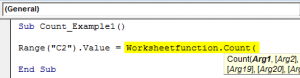 VBA Count | Count Numerical Values Using Count Function in Excel VBA