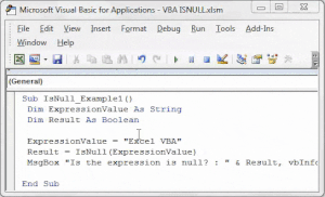 VBA ISNULL Function | How to Use VBA ISNULL() to Find Null values?