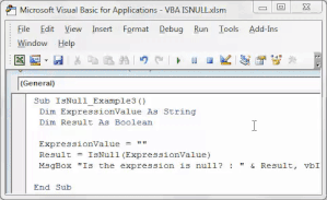 VBA ISNULL Function | How to Use VBA ISNULL() to Find Null values?