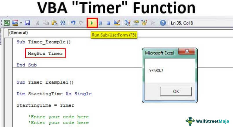 Solved 6. The VBA Timer function returns the number of