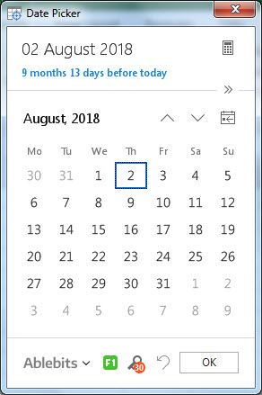 calender example 3.4