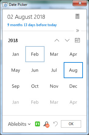 calender example 3.5
