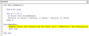 Exit Sub VBA Exit Sub | Exit VBA Subprocedure If Conditions are Not met