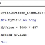 VBA OverFlow Error | How to Fix Them Run Time Overflow Error 6?